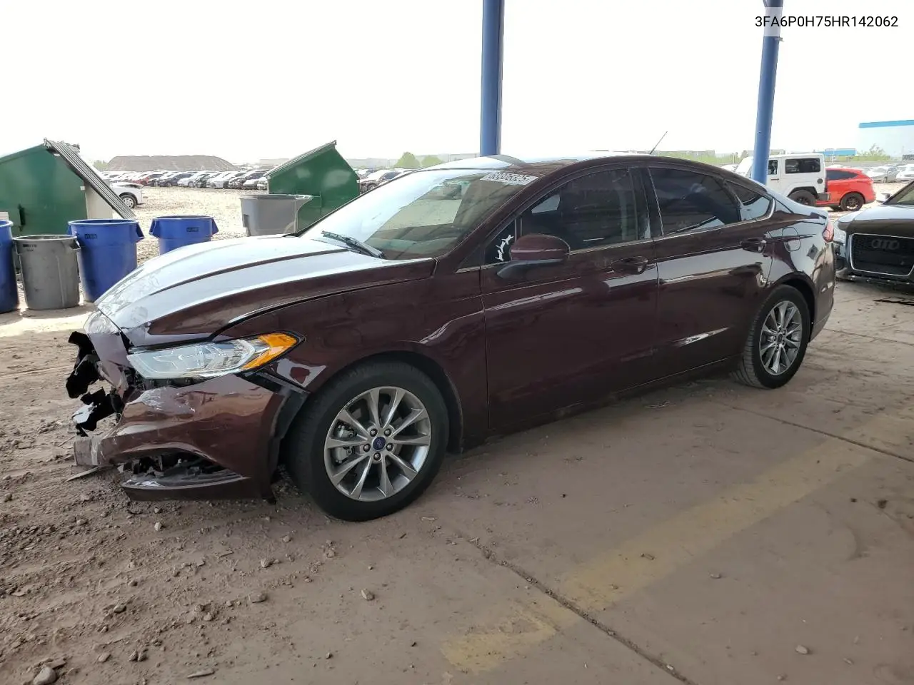 3FA6P0H75HR142062 2017 Ford Fusion Se