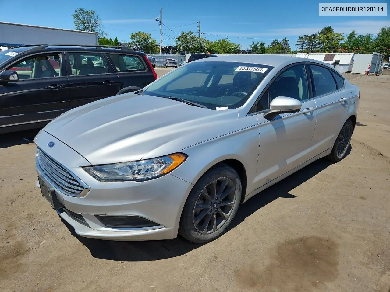 2017 Ford Fusion Se VIN: 3FA6P0HD8HR128114 Lot: 65537565