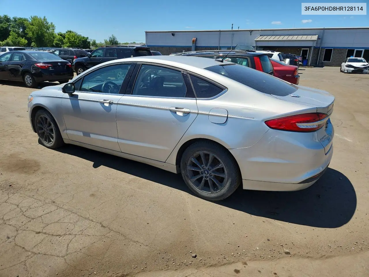 2017 Ford Fusion Se VIN: 3FA6P0HD8HR128114 Lot: 65537565