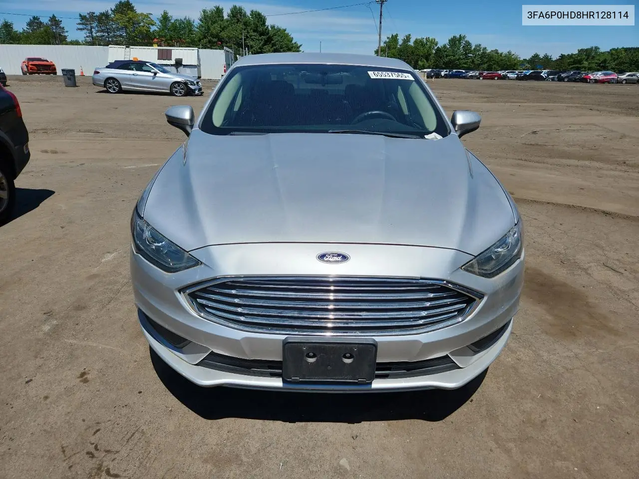 2017 Ford Fusion Se VIN: 3FA6P0HD8HR128114 Lot: 65537565