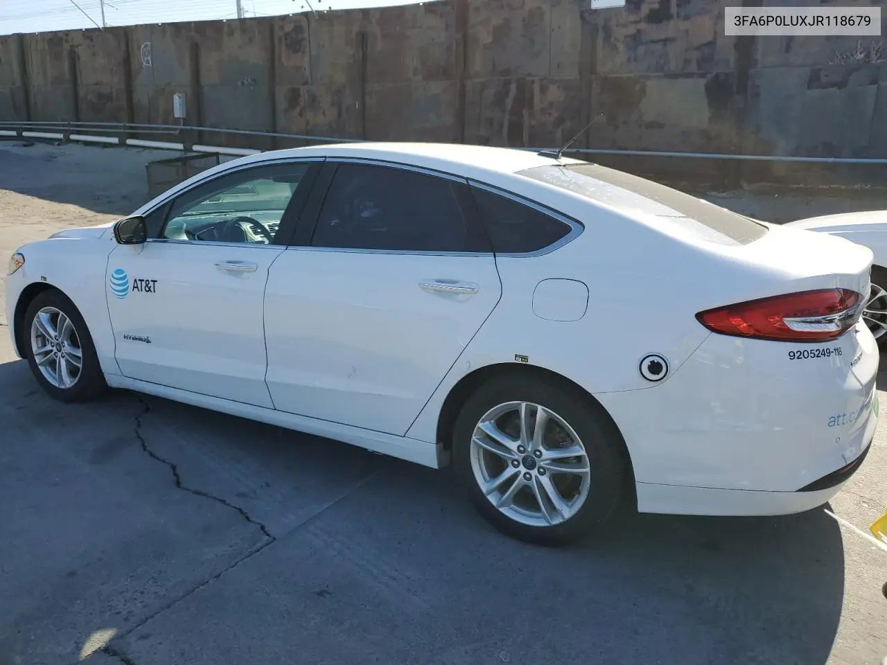 2018 Ford Fusion Se Hybrid VIN: 3FA6P0LUXJR118679 Lot: 54025195