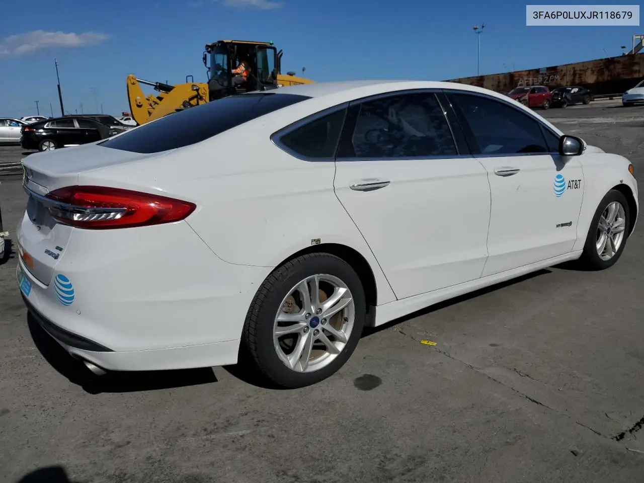 2018 Ford Fusion Se Hybrid VIN: 3FA6P0LUXJR118679 Lot: 54025195