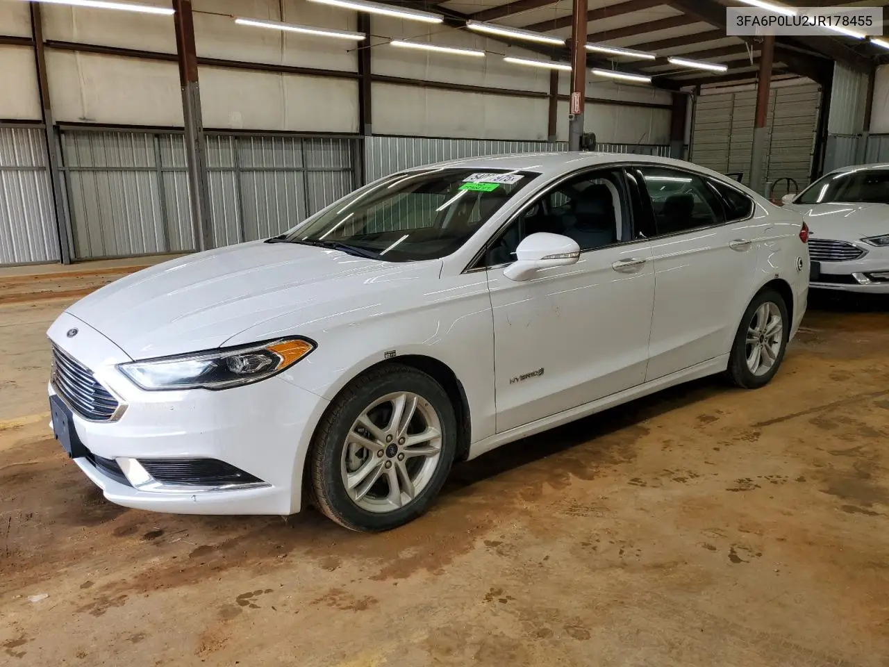 2018 Ford Fusion Se Hybrid VIN: 3FA6P0LU2JR178455 Lot: 54027975