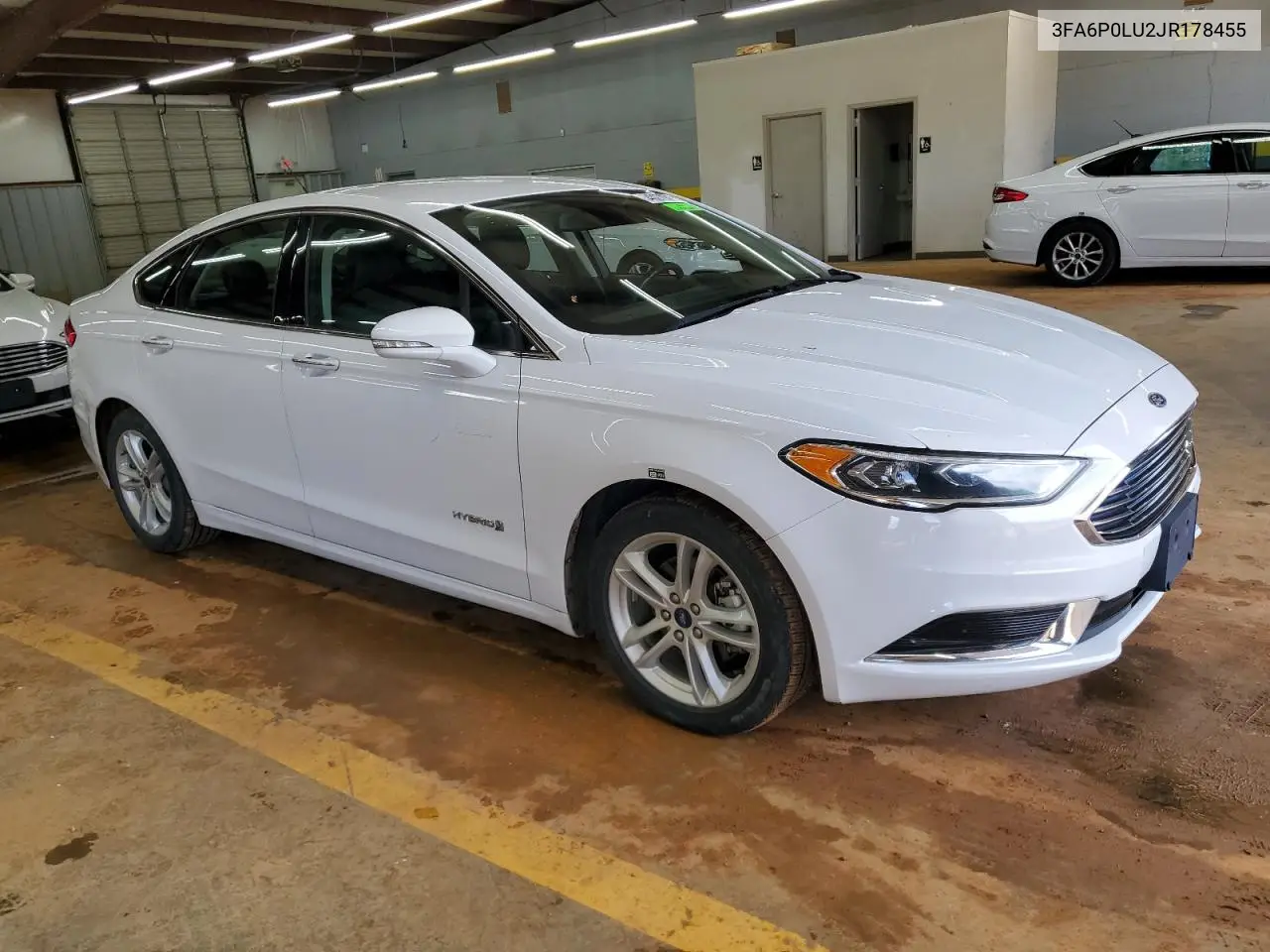 2018 Ford Fusion Se Hybrid VIN: 3FA6P0LU2JR178455 Lot: 54027975
