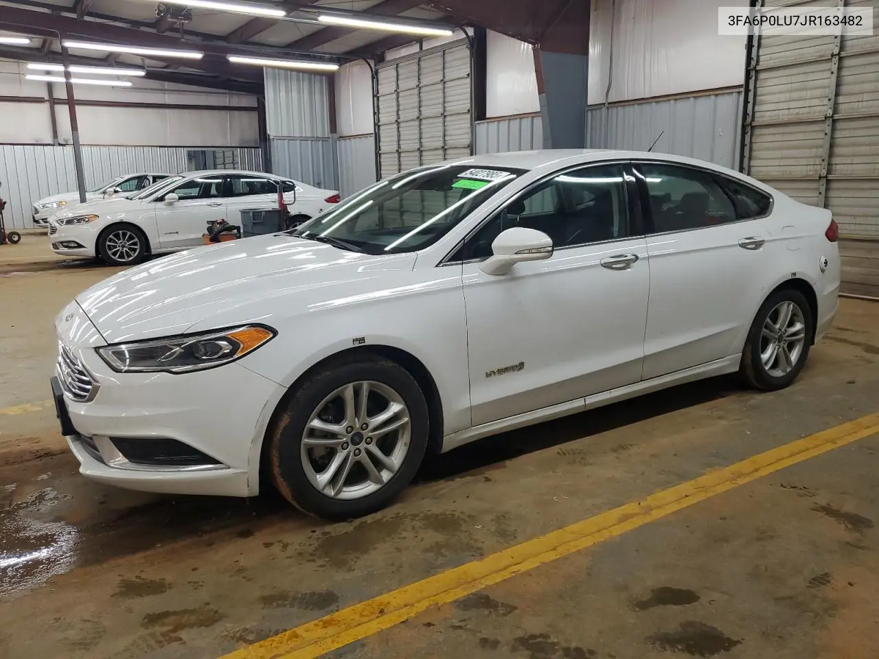 2018 Ford Fusion Se Hybrid VIN: 3FA6P0LU7JR163482 Lot: 54027985