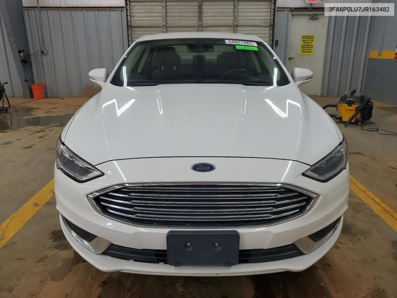 2018 Ford Fusion Se Hybrid VIN: 3FA6P0LU7JR163482 Lot: 54027985