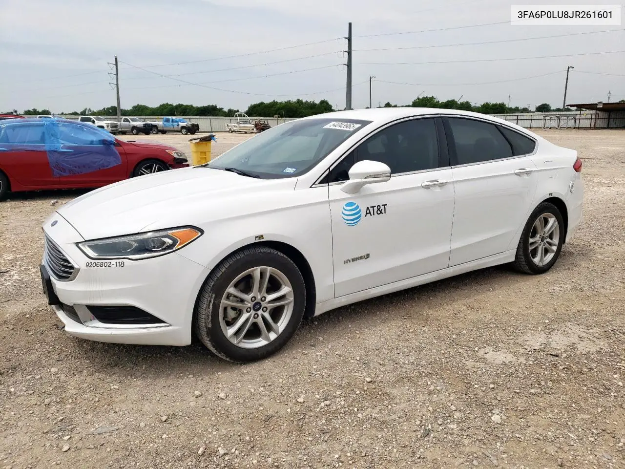 2018 Ford Fusion Se Hybrid VIN: 3FA6P0LU8JR261601 Lot: 54043965