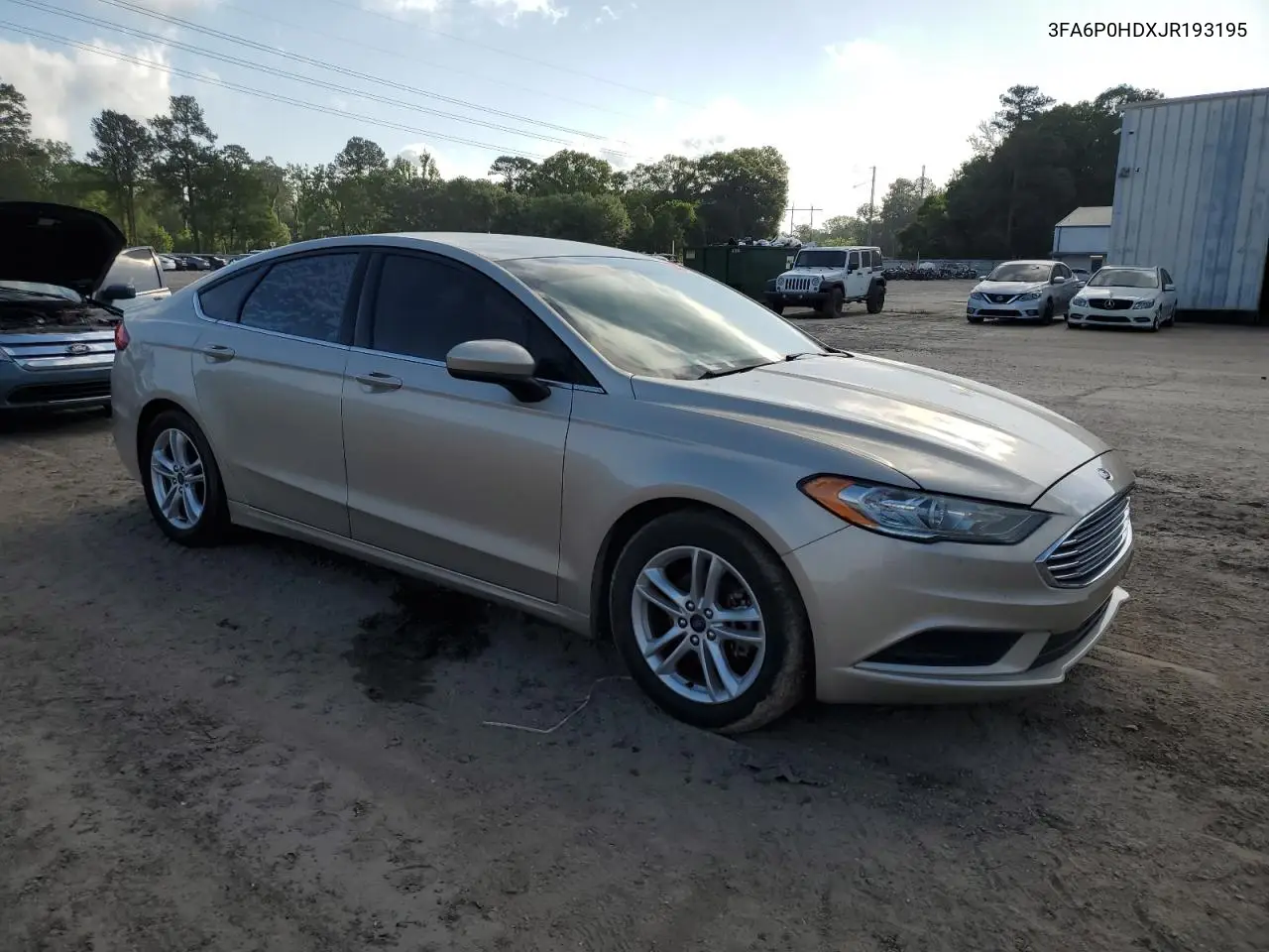 2018 Ford Fusion Se VIN: 3FA6P0HDXJR193195 Lot: 56051155