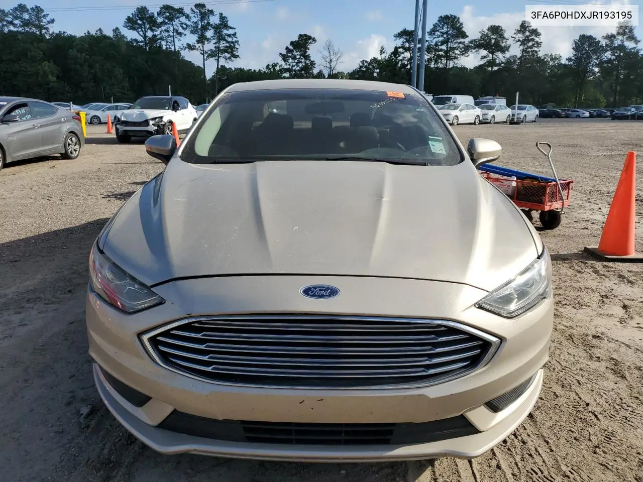 2018 Ford Fusion Se VIN: 3FA6P0HDXJR193195 Lot: 56051155