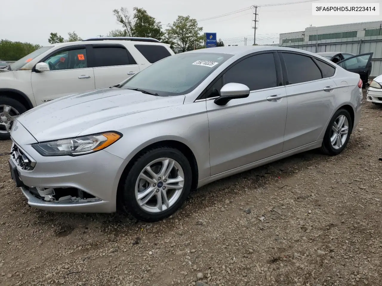 2018 Ford Fusion Se VIN: 3FA6P0HD5JR223414 Lot: 59210325