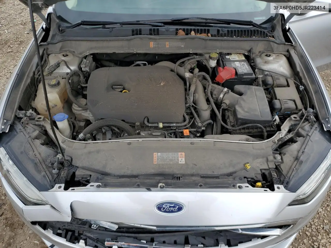 2018 Ford Fusion Se VIN: 3FA6P0HD5JR223414 Lot: 59210325