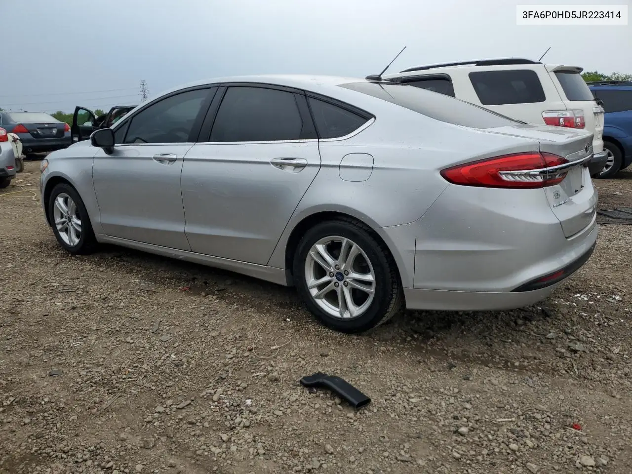 2018 Ford Fusion Se VIN: 3FA6P0HD5JR223414 Lot: 59210325