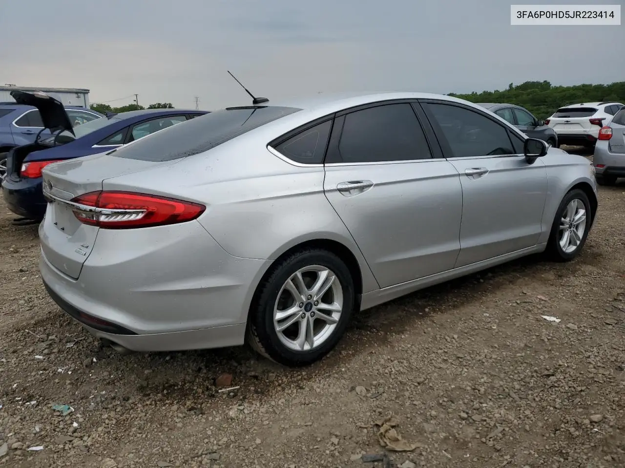 2018 Ford Fusion Se VIN: 3FA6P0HD5JR223414 Lot: 59210325