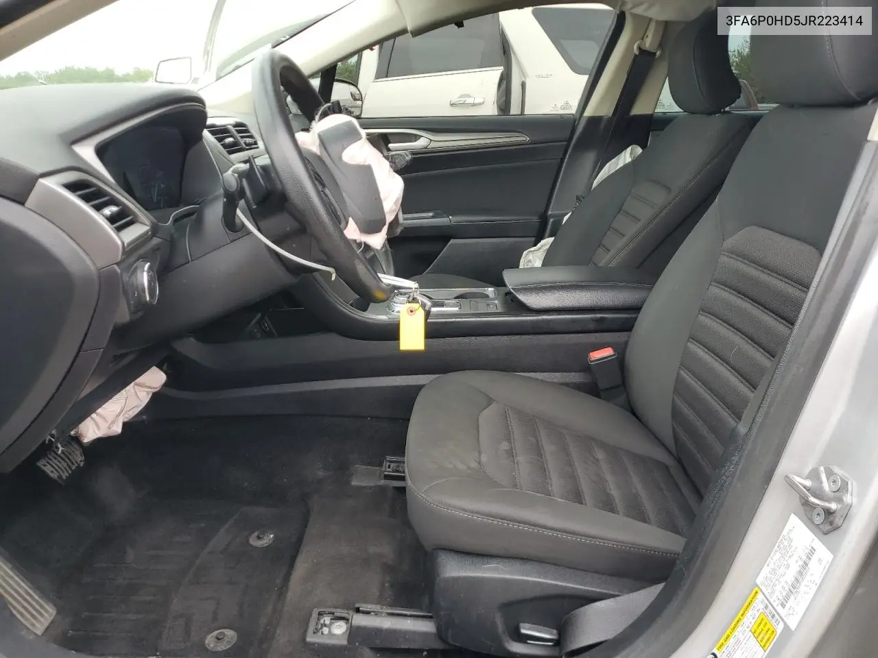 2018 Ford Fusion Se VIN: 3FA6P0HD5JR223414 Lot: 59210325