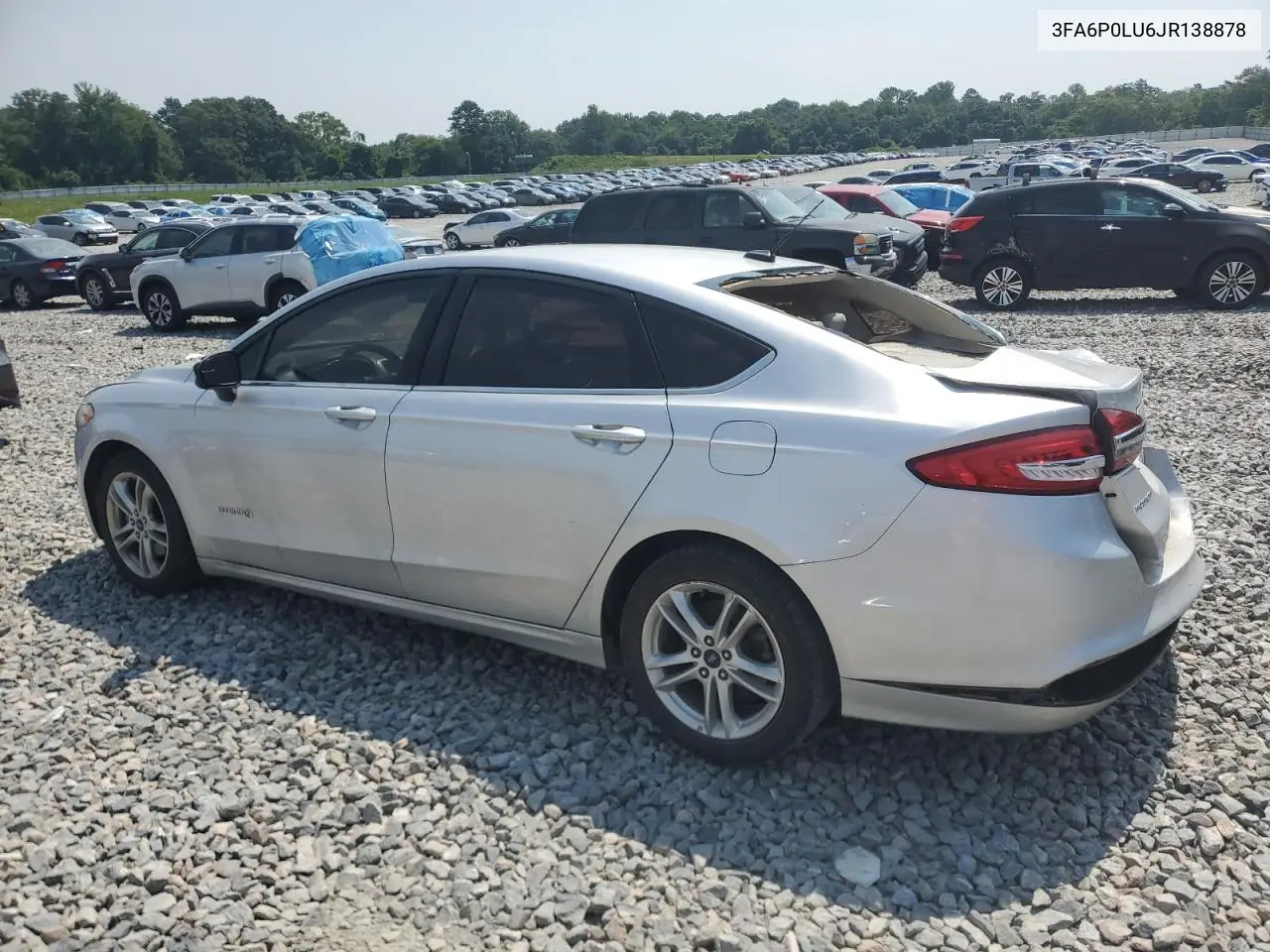 2018 Ford Fusion Se Hybrid VIN: 3FA6P0LU6JR138878 Lot: 62206935