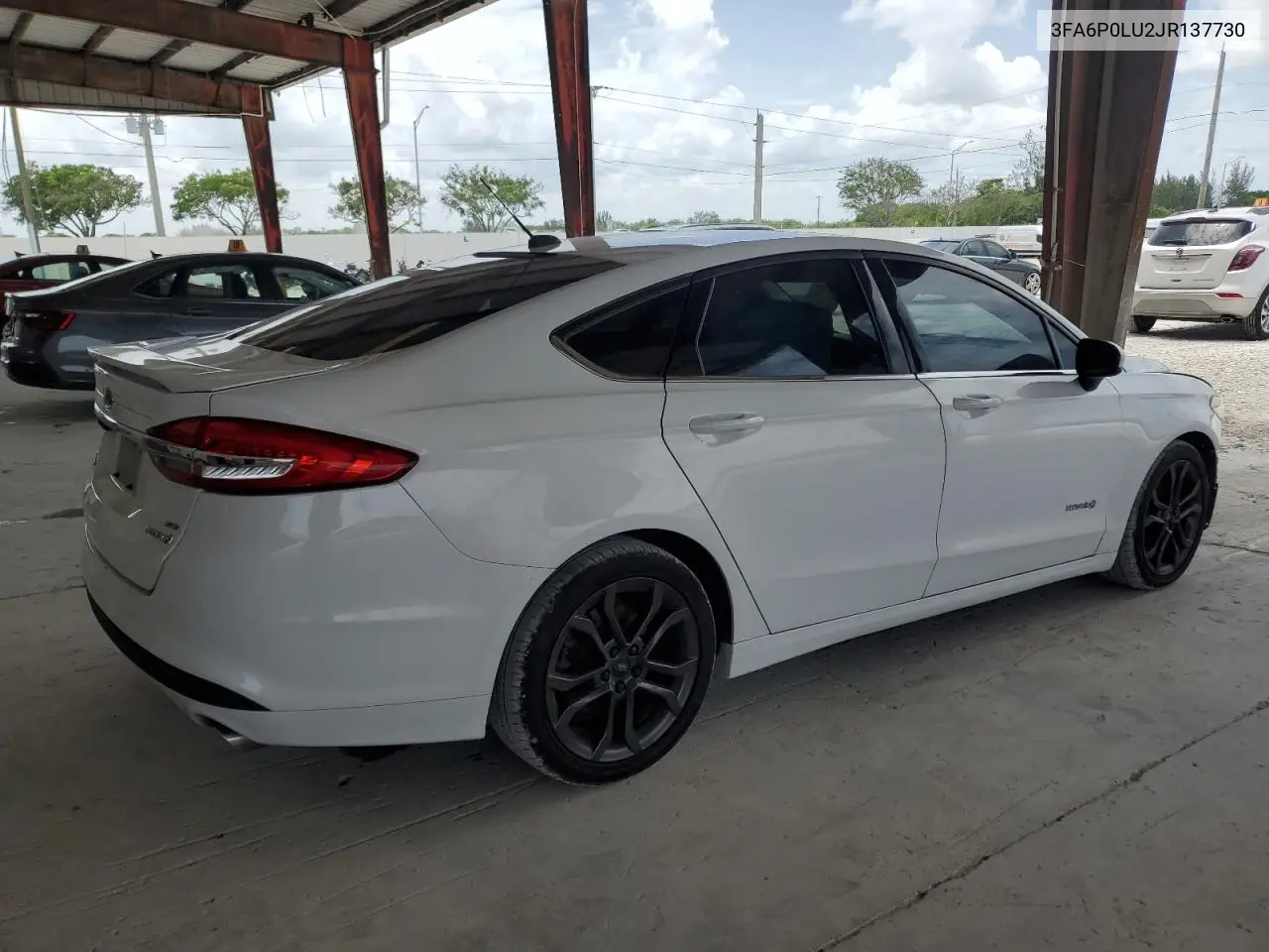 2018 Ford Fusion Se Hybrid VIN: 3FA6P0LU2JR137730 Lot: 62861835