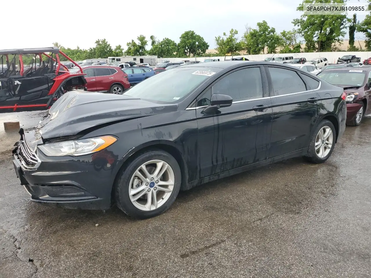 2018 Ford Fusion Se VIN: 3FA6P0H7XJR109855 Lot: 62866975