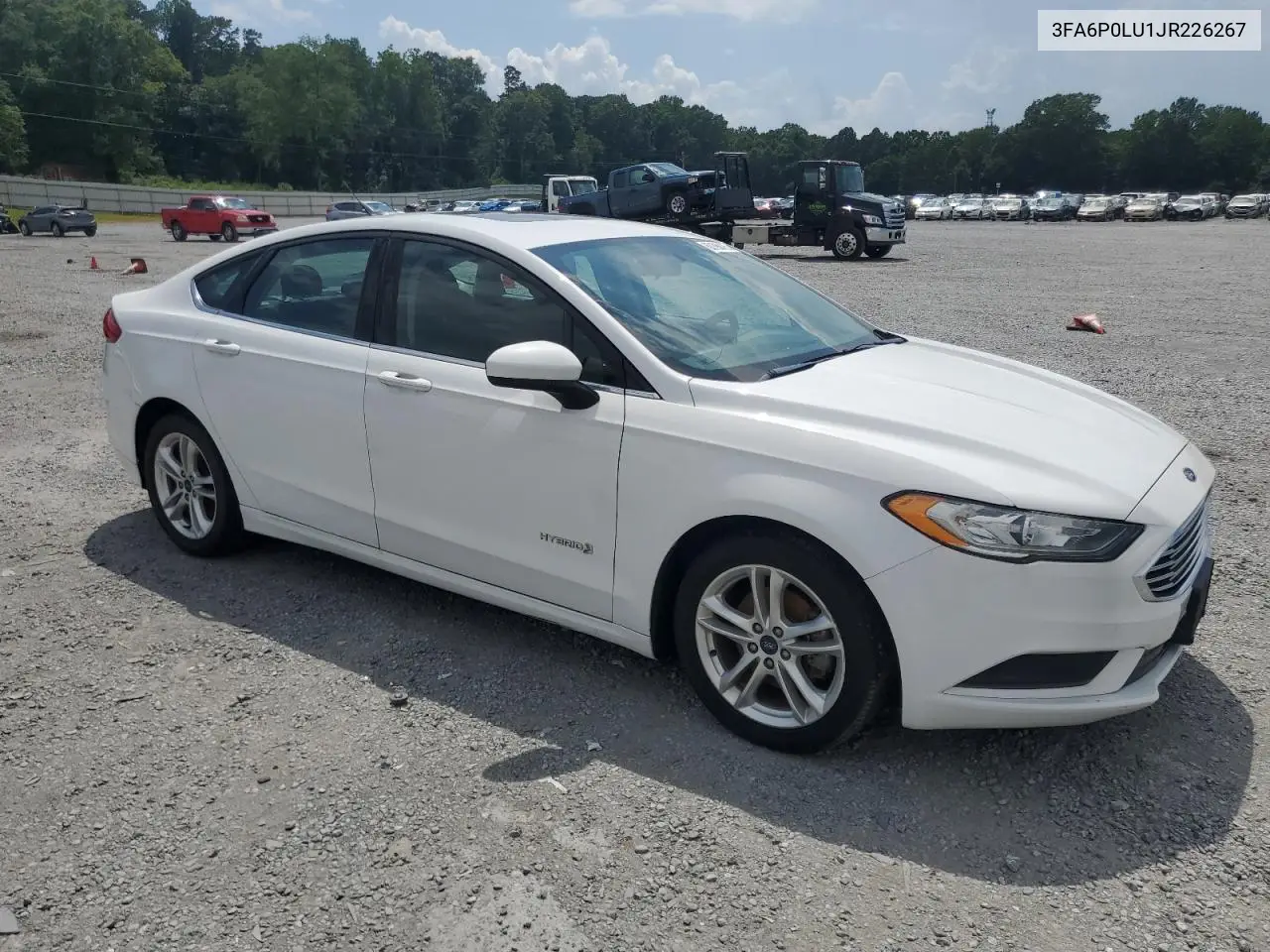 2018 Ford Fusion Se Hybrid VIN: 3FA6P0LU1JR226267 Lot: 63196475