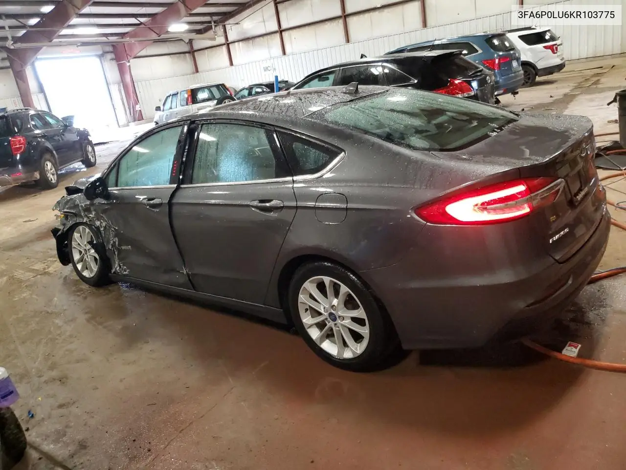 2019 Ford Fusion Se VIN: 3FA6P0LU6KR103775 Lot: 57751855