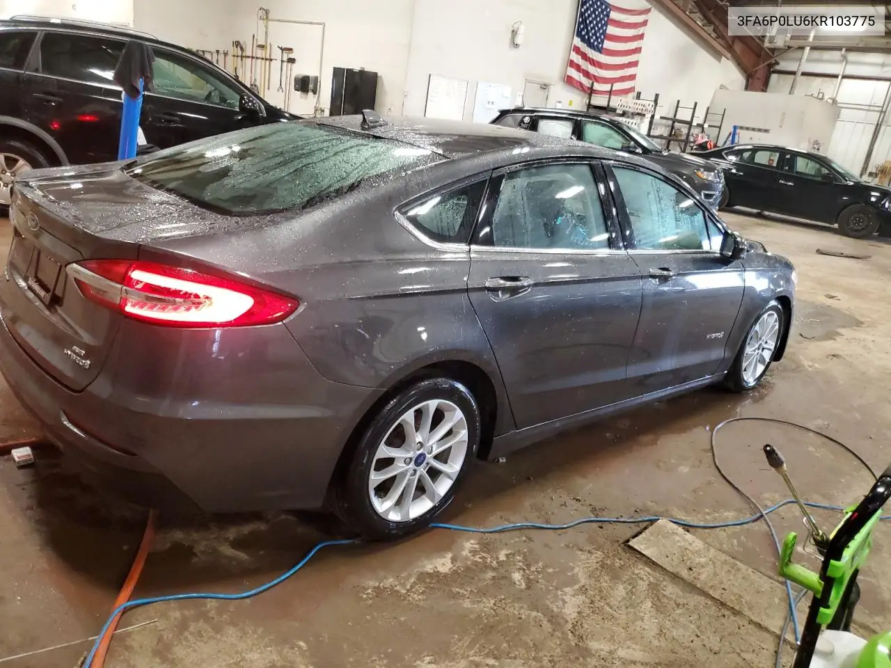 2019 Ford Fusion Se VIN: 3FA6P0LU6KR103775 Lot: 57751855