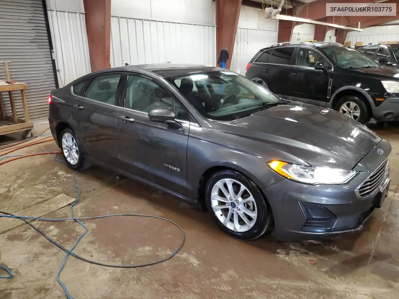 2019 Ford Fusion Se VIN: 3FA6P0LU6KR103775 Lot: 57751855