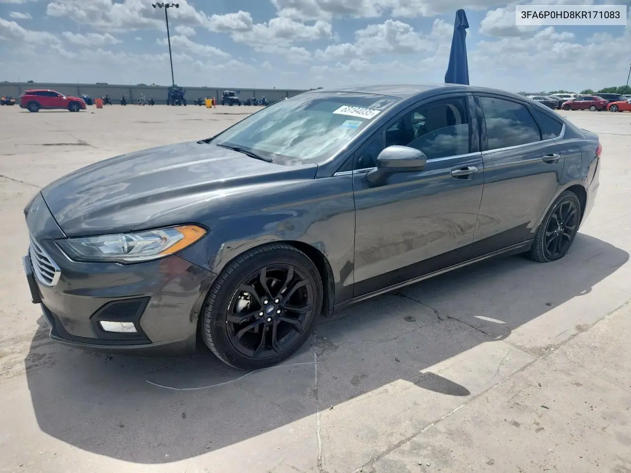 2019 Ford Fusion Se VIN: 3FA6P0HD8KR171083 Lot: 63194035