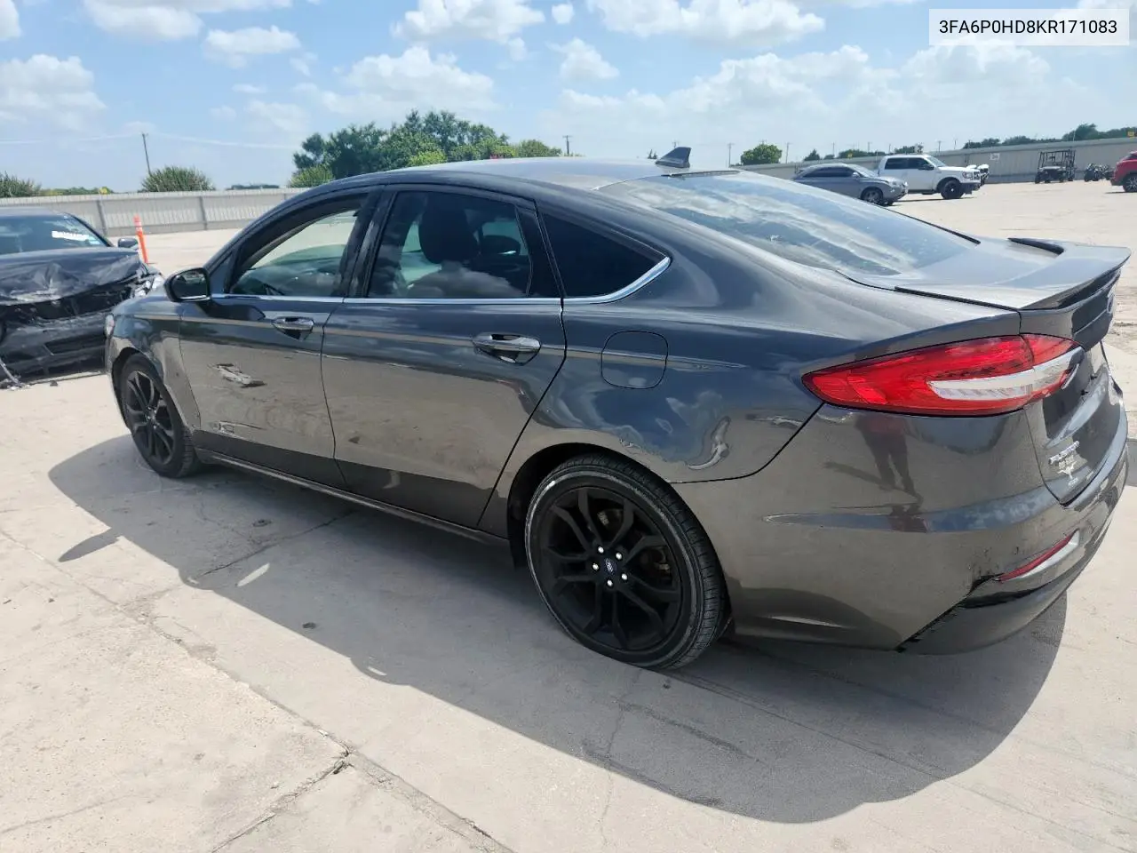 2019 Ford Fusion Se VIN: 3FA6P0HD8KR171083 Lot: 63194035
