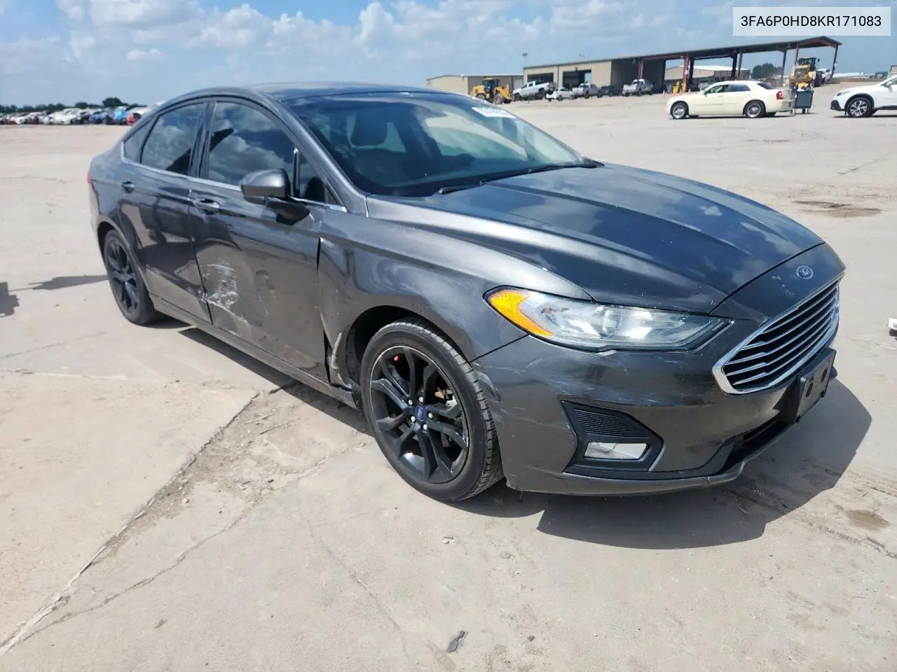 2019 Ford Fusion Se VIN: 3FA6P0HD8KR171083 Lot: 63194035