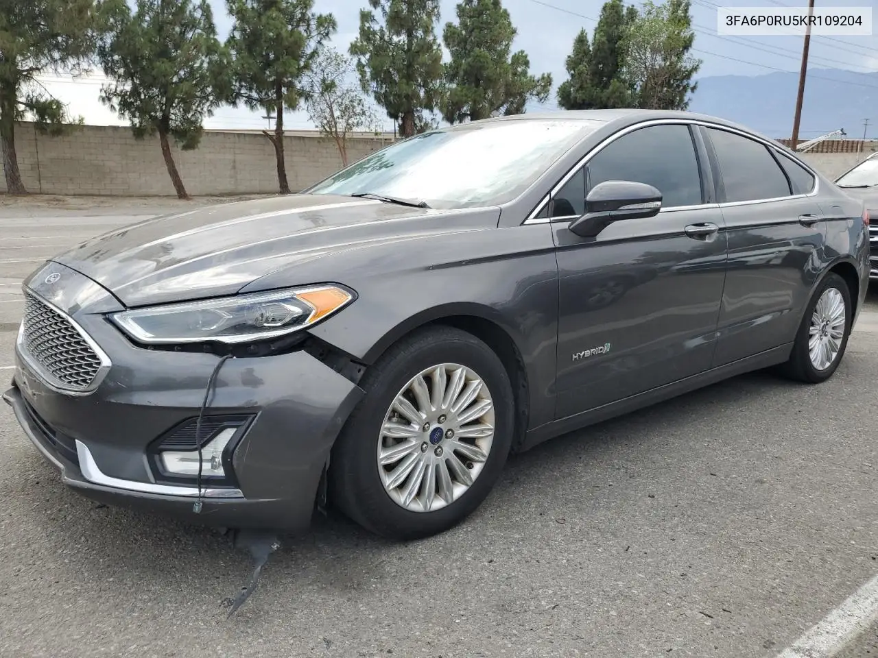 2019 Ford Fusion Titanium VIN: 3FA6P0RU5KR109204 Lot: 65646825