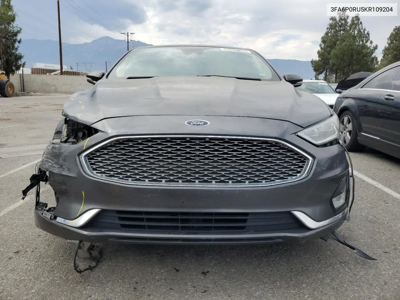 2019 Ford Fusion Titanium VIN: 3FA6P0RU5KR109204 Lot: 65646825
