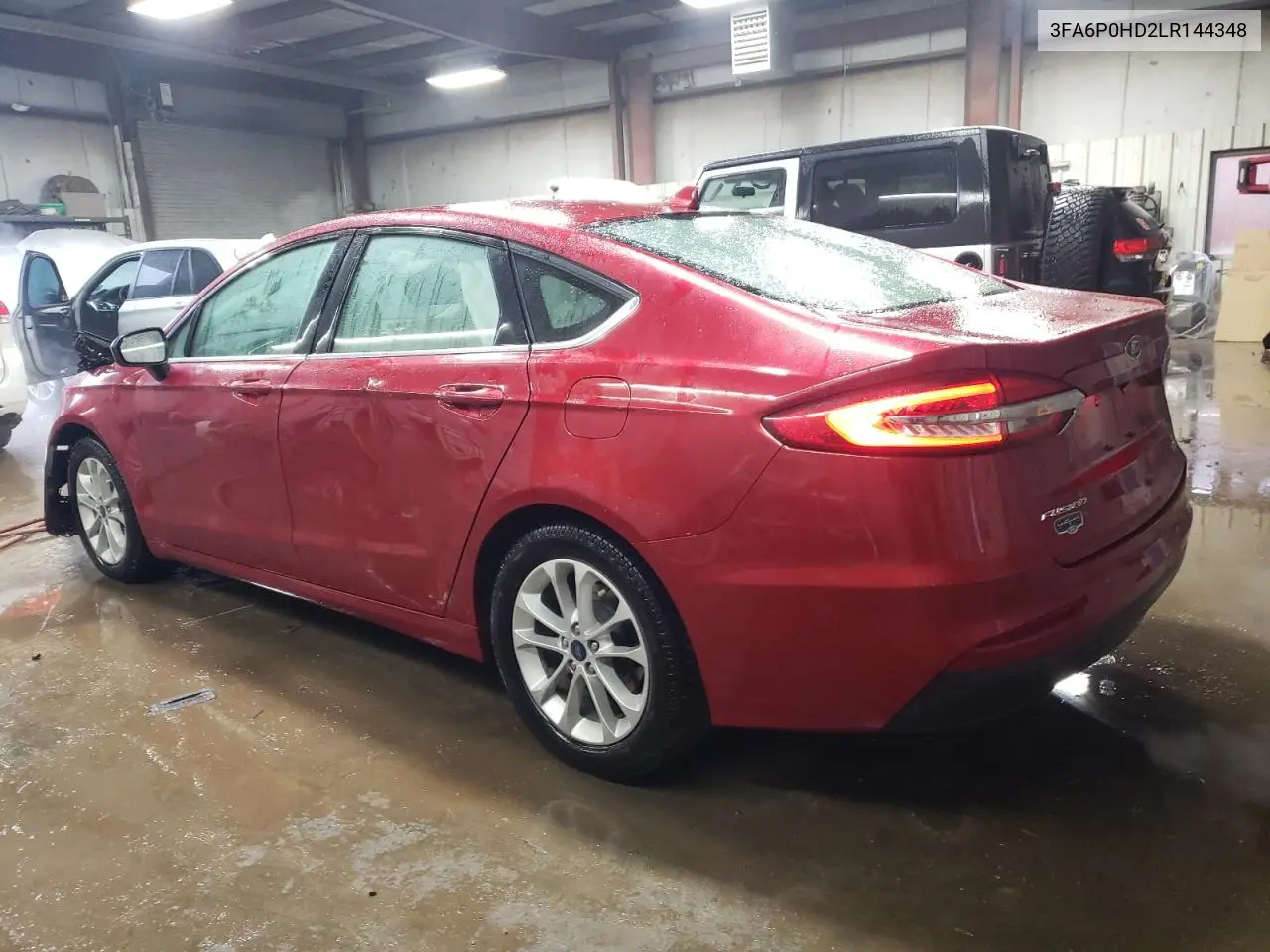 2020 Ford Fusion Se VIN: 3FA6P0HD2LR144348 Lot: 42447645
