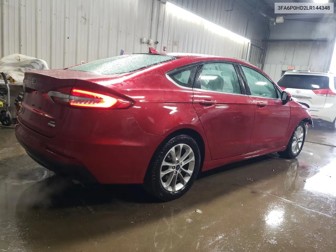 2020 Ford Fusion Se VIN: 3FA6P0HD2LR144348 Lot: 42447645