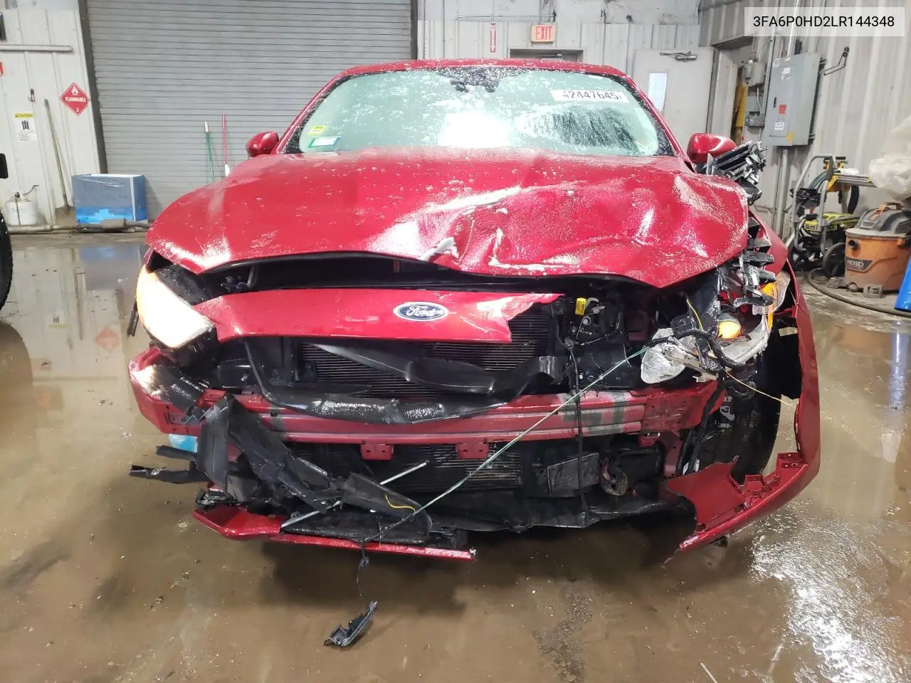 2020 Ford Fusion Se VIN: 3FA6P0HD2LR144348 Lot: 42447645