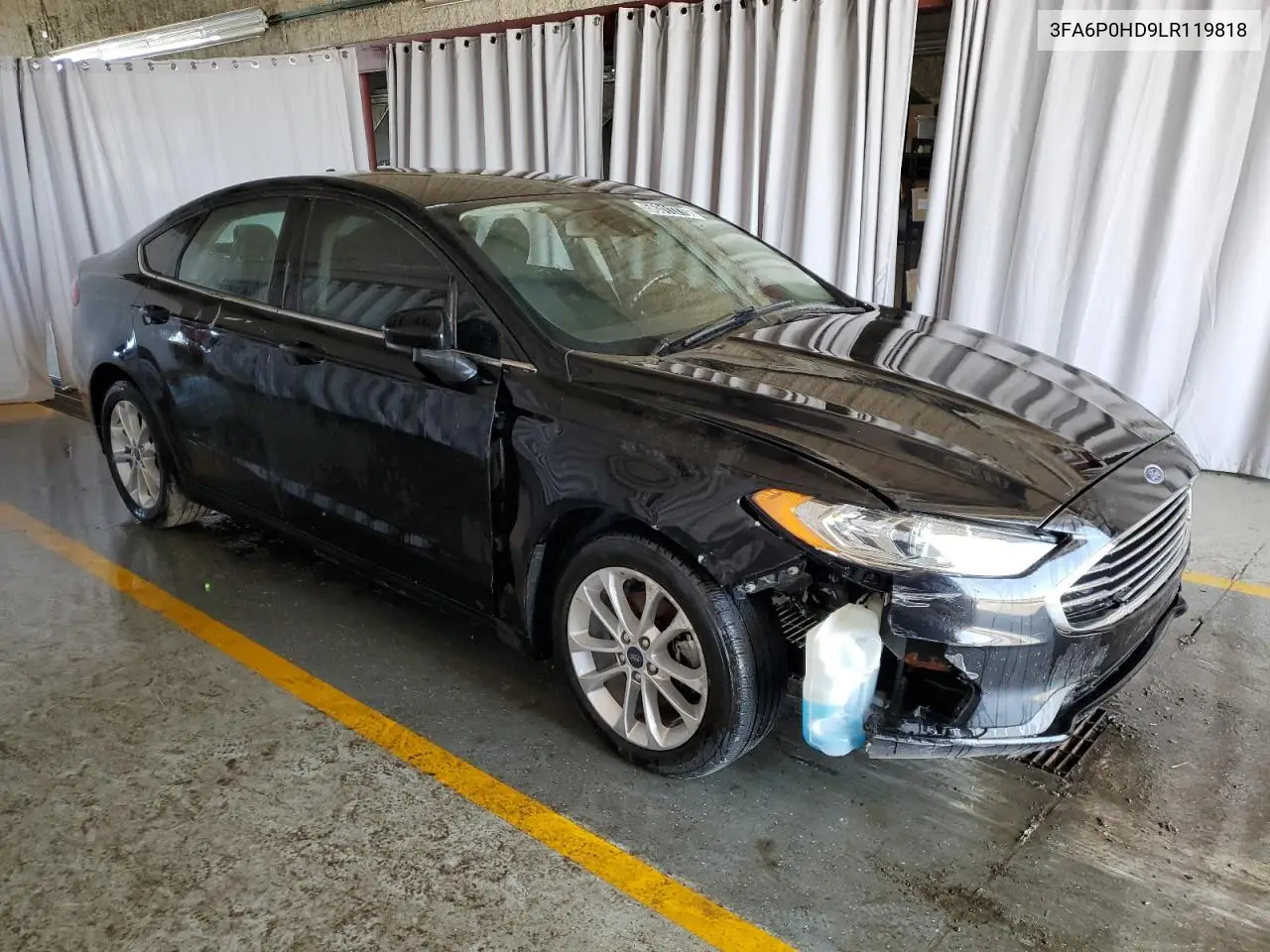 2020 Ford Fusion Se VIN: 3FA6P0HD9LR119818 Lot: 56311775