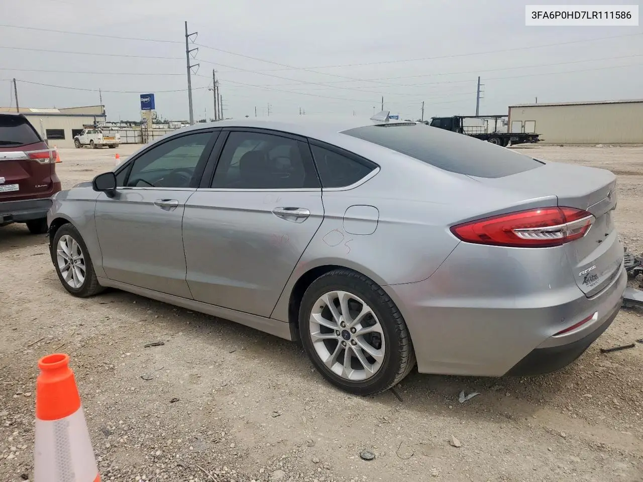 2020 Ford Fusion Se VIN: 3FA6P0HD7LR111586 Lot: 56688945