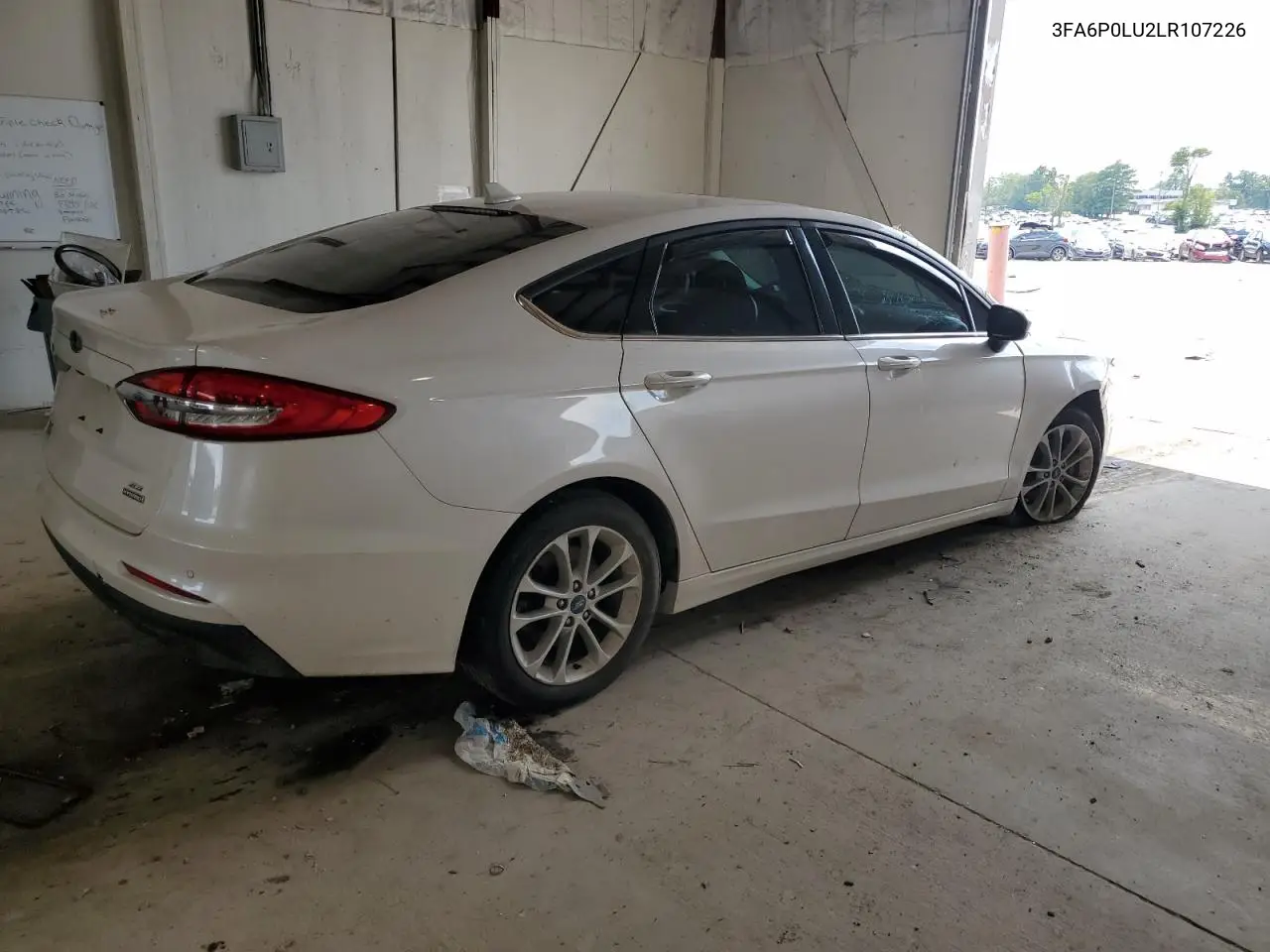 2020 Ford Fusion Se VIN: 3FA6P0LU2LR107226 Lot: 62708635