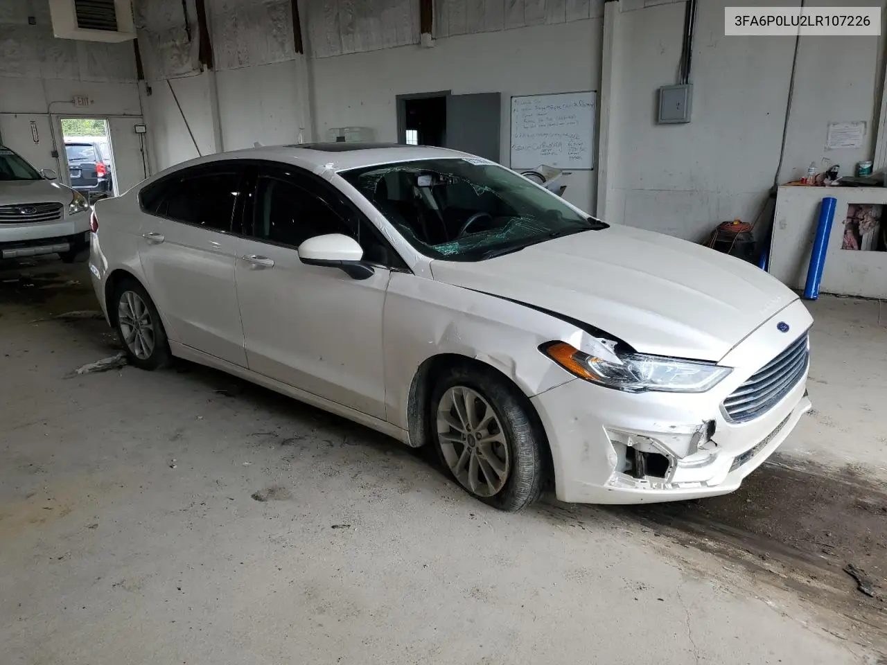 2020 Ford Fusion Se VIN: 3FA6P0LU2LR107226 Lot: 62708635