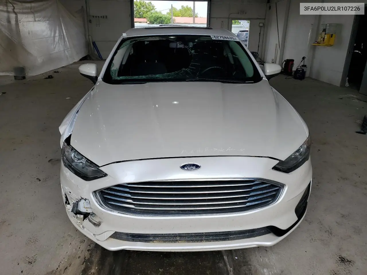 2020 Ford Fusion Se VIN: 3FA6P0LU2LR107226 Lot: 62708635