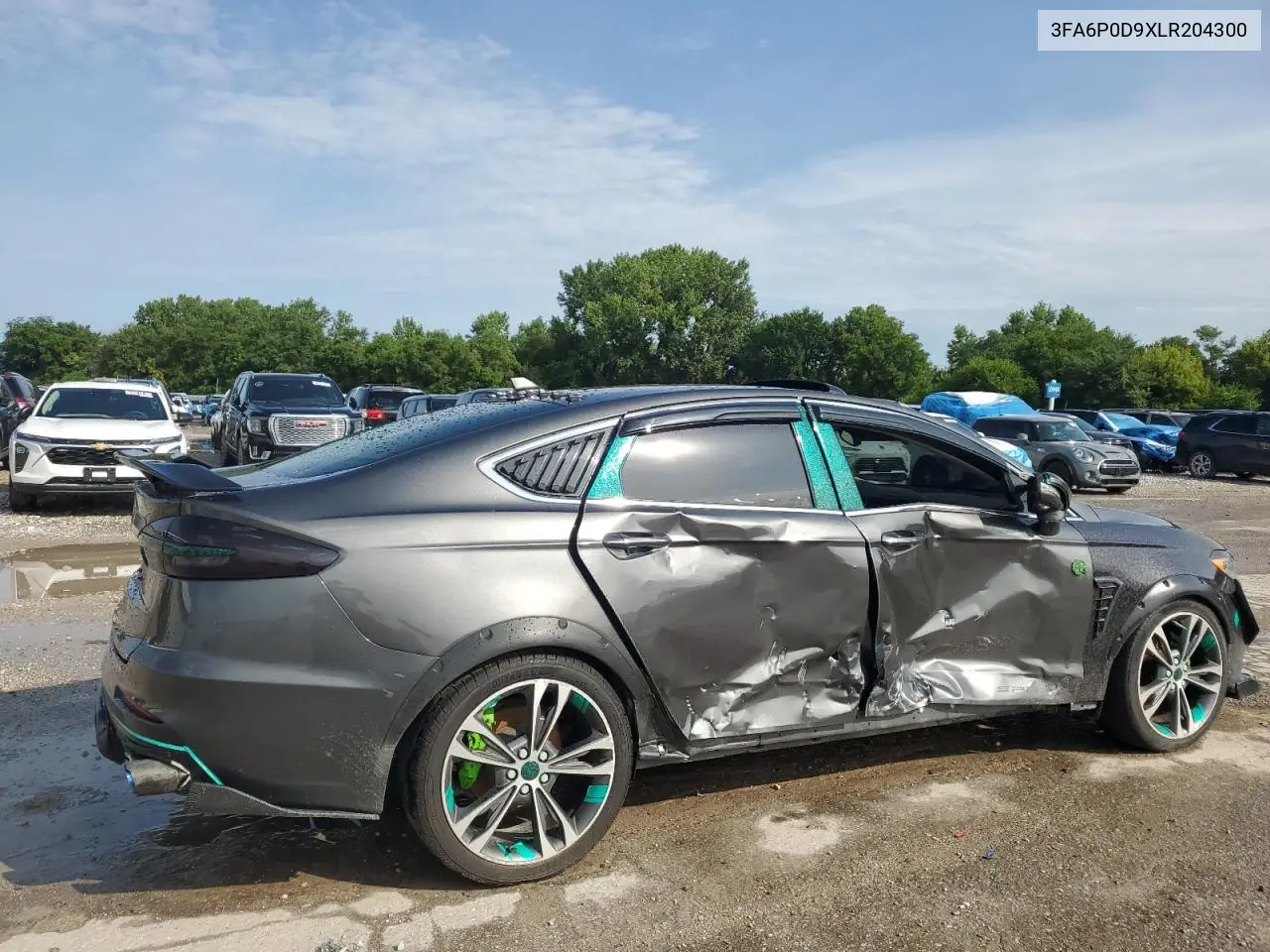 2020 Ford Fusion Titanium VIN: 3FA6P0D9XLR204300 Lot: 63706735