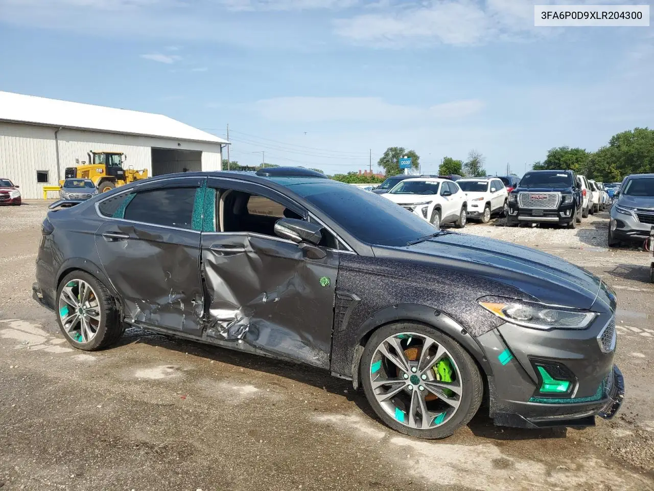 2020 Ford Fusion Titanium VIN: 3FA6P0D9XLR204300 Lot: 63706735