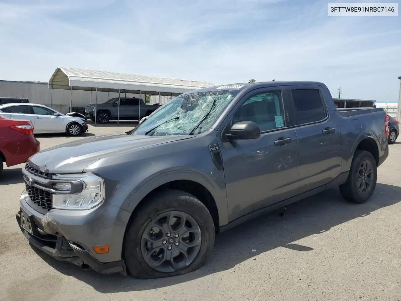 2022 Ford Maverick Xl VIN: 3FTTW8E91NRB07146 Lot: 54366835