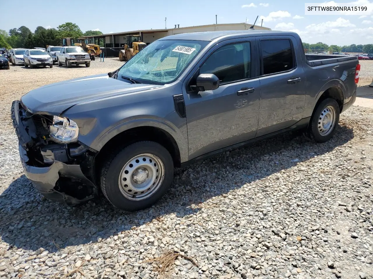 2022 Ford Maverick Xl VIN: 3FTTW8E90NRA15199 Lot: 54901985
