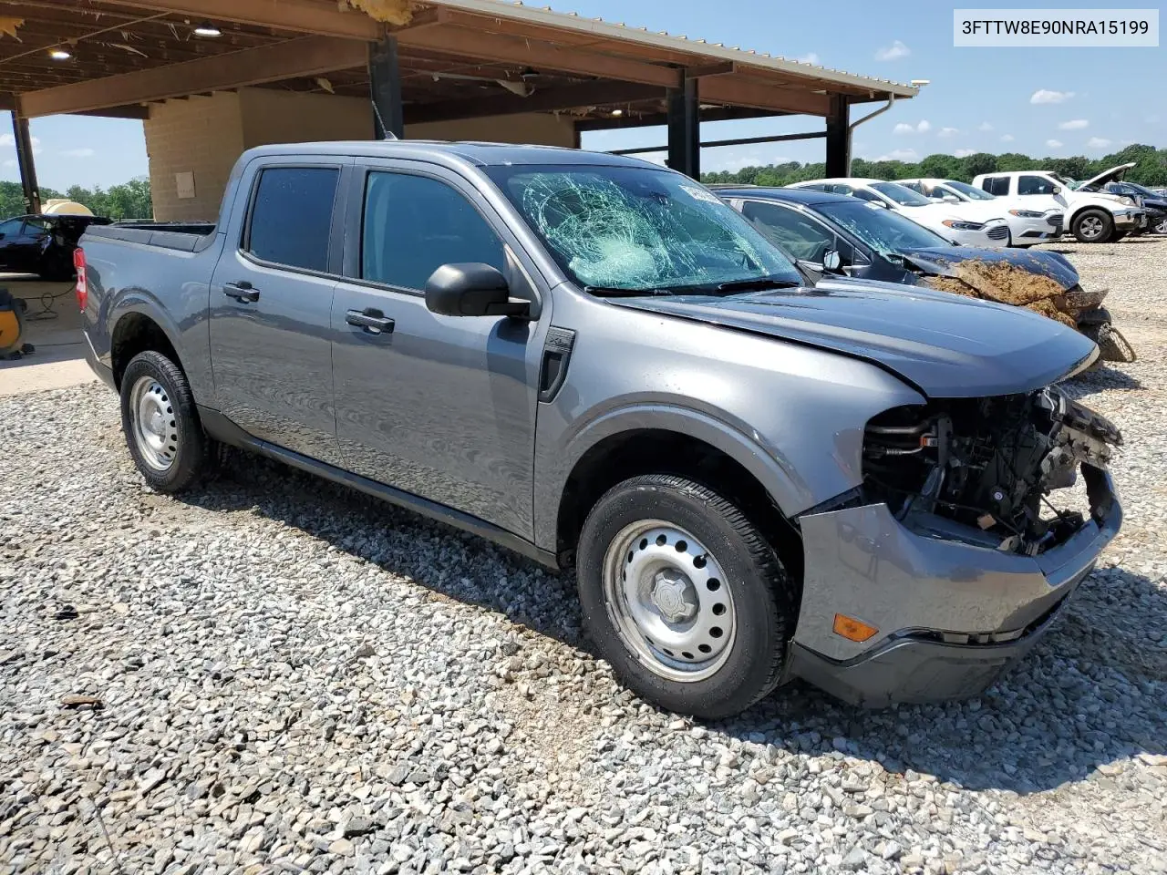 2022 Ford Maverick Xl VIN: 3FTTW8E90NRA15199 Lot: 54901985