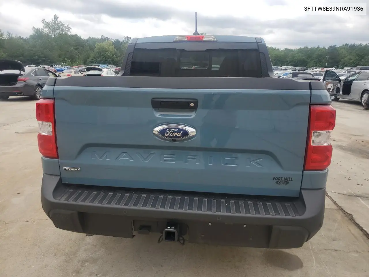 2022 Ford Maverick Xl VIN: 3FTTW8E39NRA91936 Lot: 56234815