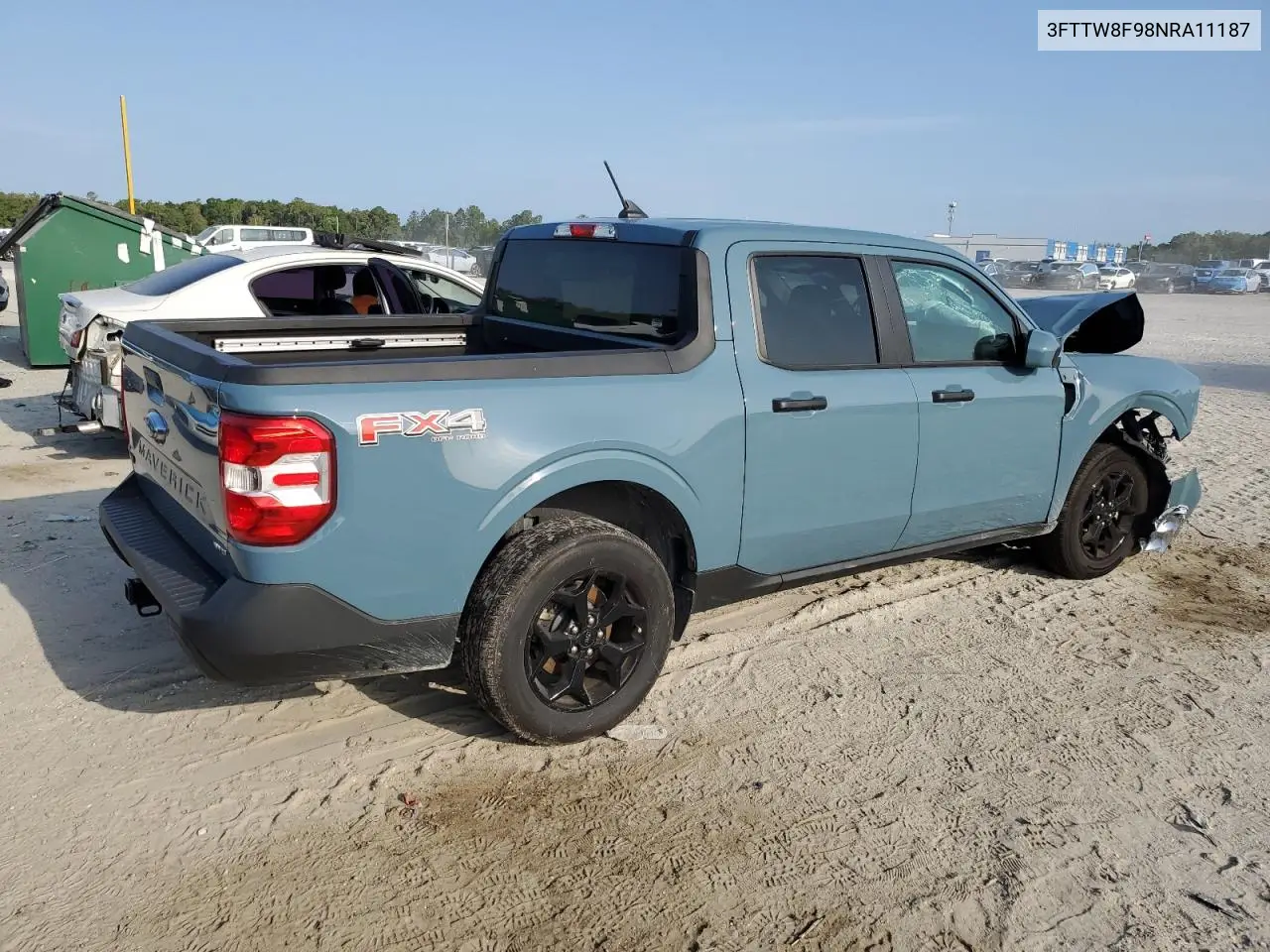 2022 Ford Maverick Xl VIN: 3FTTW8F98NRA11187 Lot: 56288205
