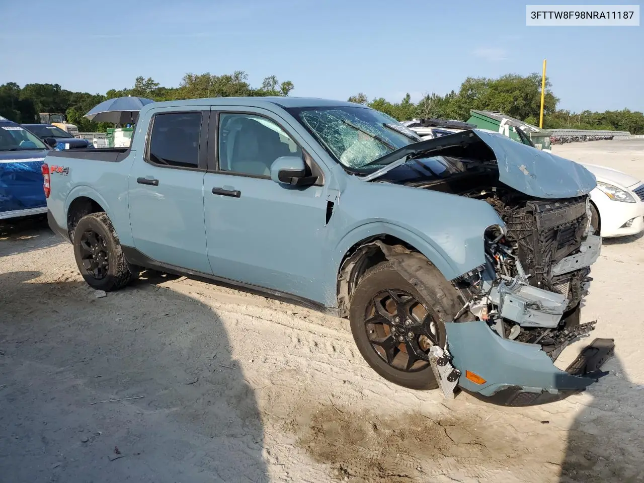 2022 Ford Maverick Xl VIN: 3FTTW8F98NRA11187 Lot: 56288205