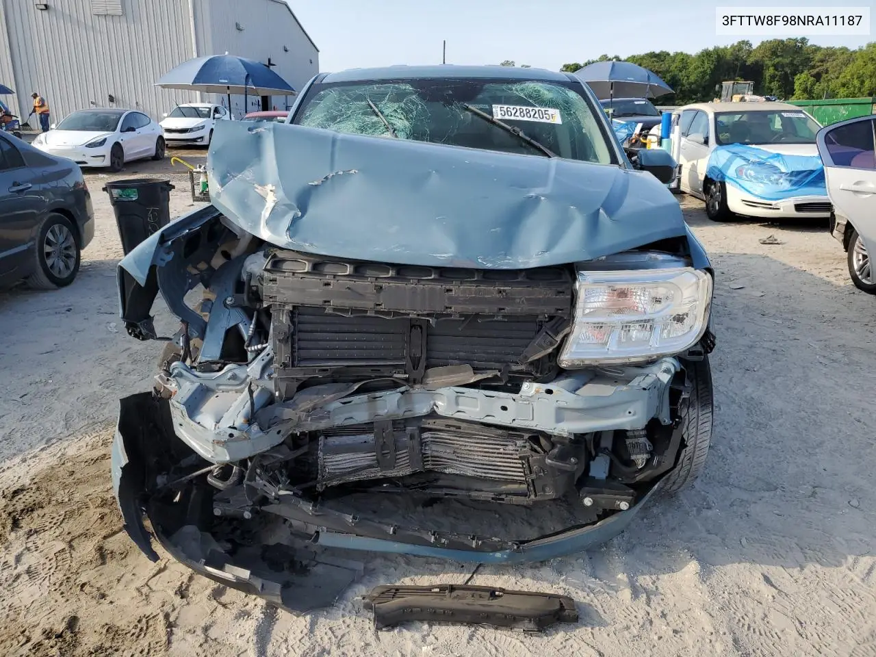 2022 Ford Maverick Xl VIN: 3FTTW8F98NRA11187 Lot: 56288205