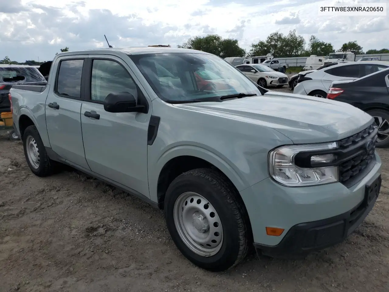 2022 Ford Maverick Xl VIN: 3FTTW8E3XNRA20650 Lot: 56334995