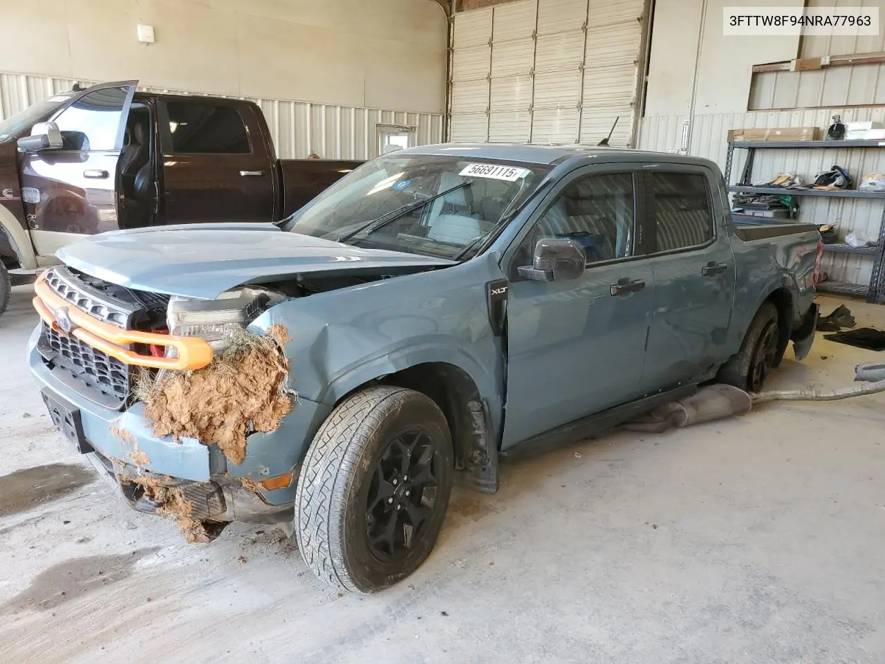 2022 Ford Maverick Xl VIN: 3FTTW8F94NRA77963 Lot: 56691115
