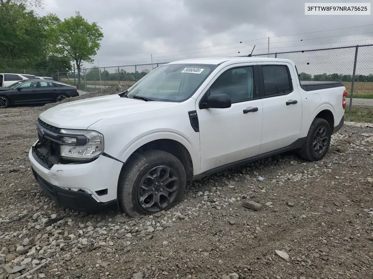 2022 Ford Maverick Xl VIN: 3FTTW8F97NRA75625 Lot: 56860485